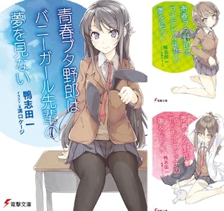ライトノベル「青春ブタ野郎」シリーズ1巻～9巻が200円台の